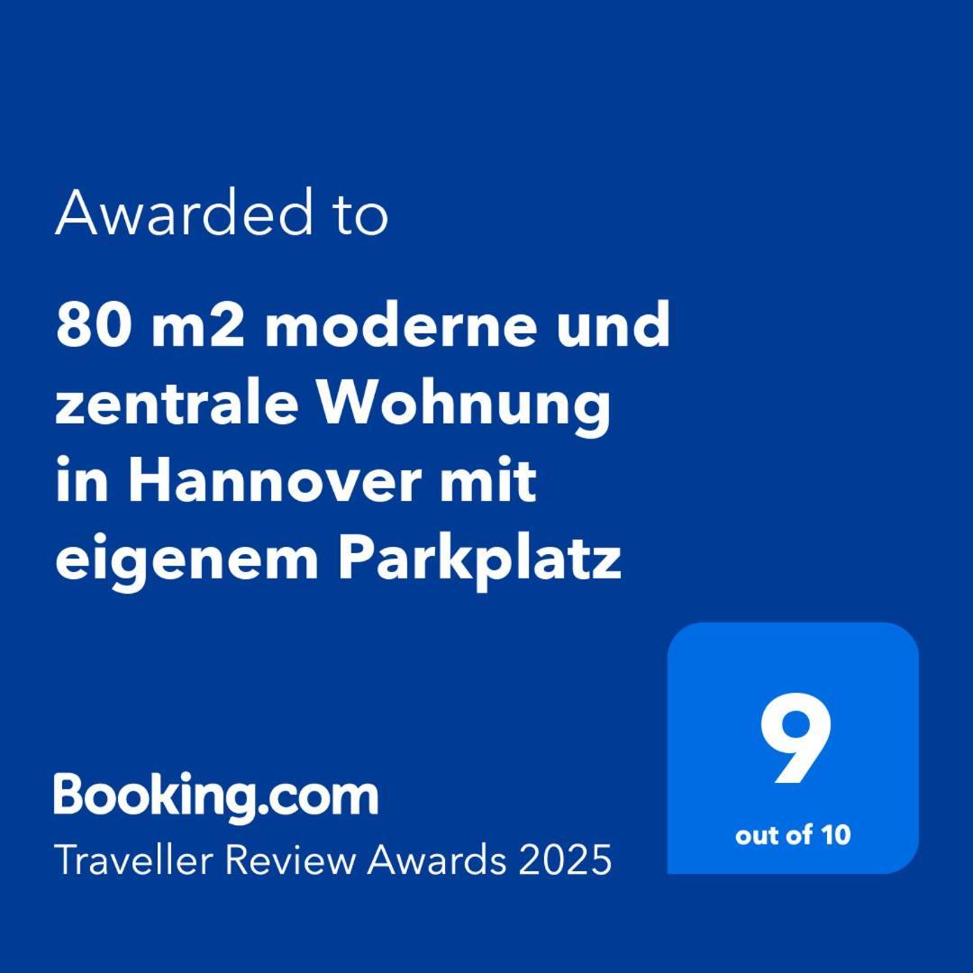 80 M2 Moderne Und Zentrale Wohnung In Hannover Mit Eigenem Parkplatz 外观 照片